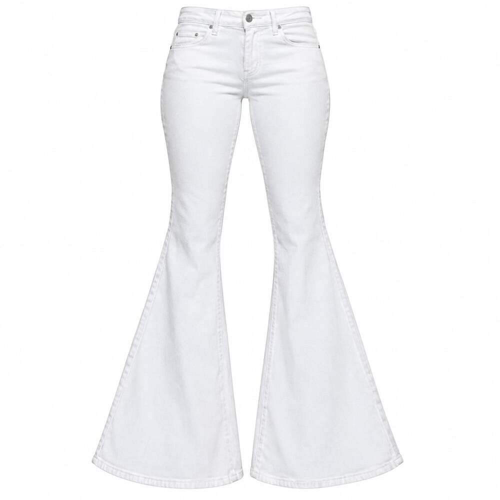L'Agence Bell High Rise Flare Jeans Size 26 White